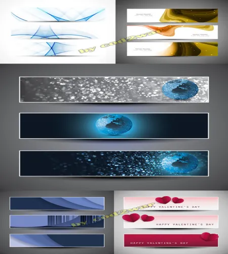 تحميل بنرات جاهزه منوعه Banner Vector 046