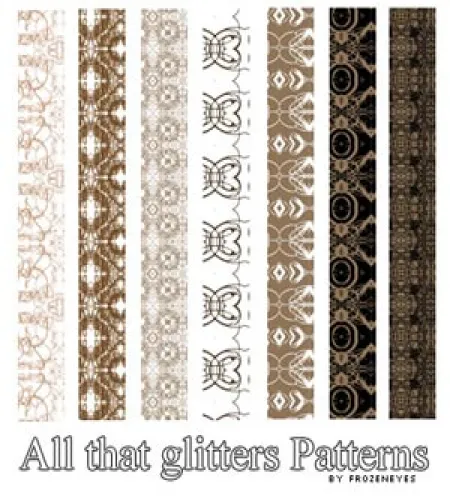 باترن فوتوشوب زخارف جميله All That Glitters Patterns
