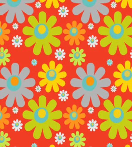 باترن فوتوشوب ورود Photoshop Flower Pattern