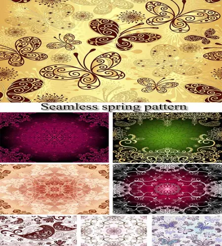 تحميل ستوكات فيكتور Vectors Stock: Seamless spring pattern