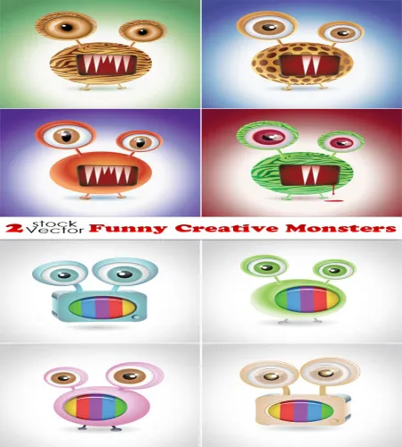 تحميل تصميم وحوش مضحكه Funny Creative Monsters