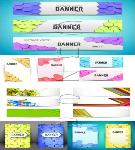 مجموعة بنرات منوعه جديده Different banners - vector stock