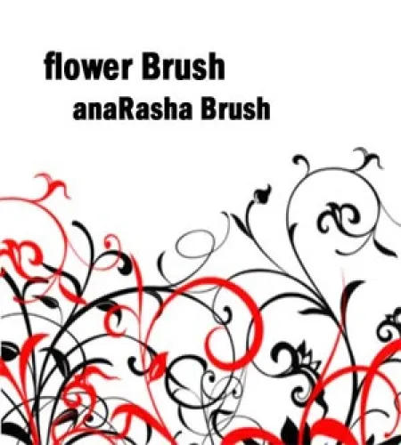 فرش اغصان واوراق جديده Flower Brush III