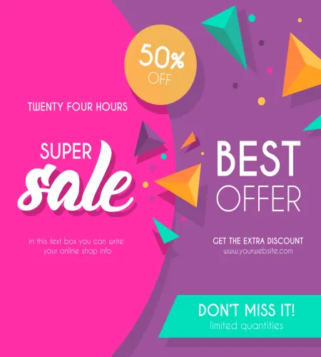 تصميم خلفية بيع بنر جميل ورائع ملف مفتوح تصميم خلفية بيع بنر جميل ورائع ملف مفتوح Colorful Sale Background with Triangles