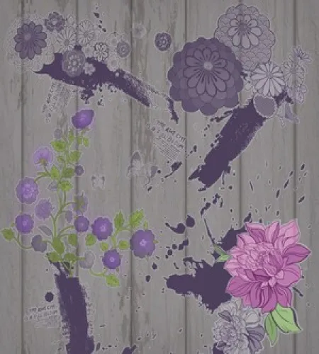 تحميل فرش ورود جميله ورائعه للفوتوشوب مباشر brushes beautiful flowers