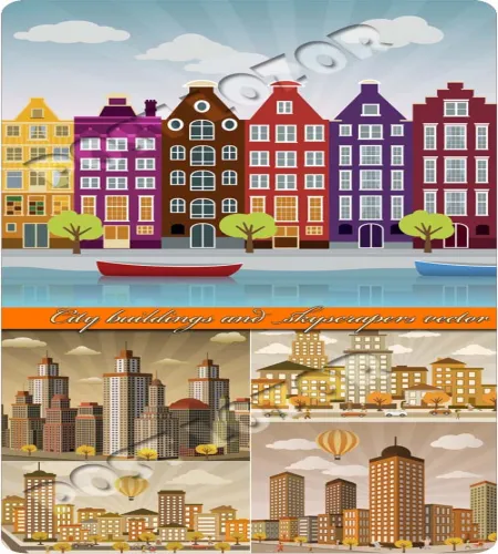 مدن ومباني مرسومه فيكتور City buildings and skyscrapers