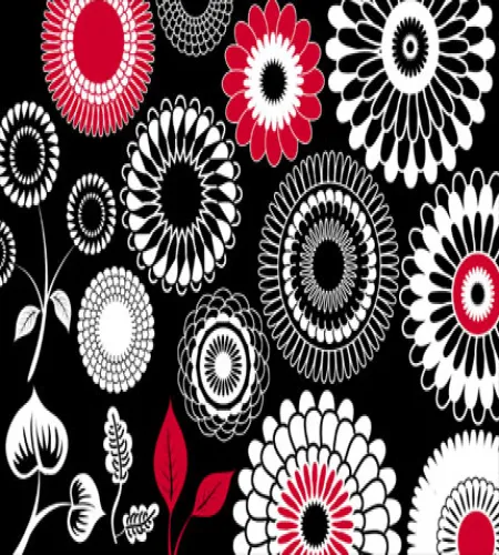 فرش فوتوشوب ورود يابانيه japanese flowers