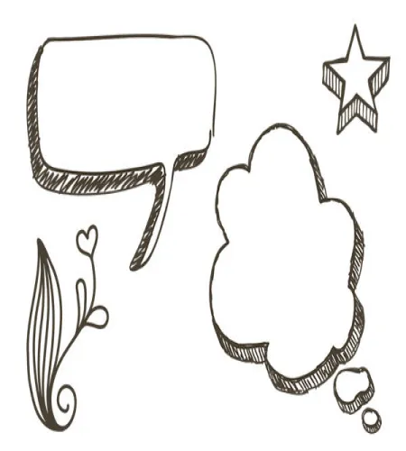 تحميل فرش فوتوشوب خربشة اشكال Free Sketchy Doodle Brushes