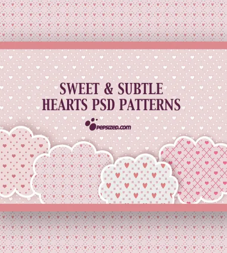 تحميل باترن فوتوشوب قلوب Free Hearts Patterns