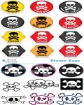تصميم جماجم مميزه Pirate Tags