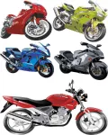 ستوكات فيكتور دراجات ناريه vector stock Motorcycles