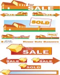 بنرات بيع منازل Home Sale Banners