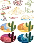 تصاميم معالم مكسيكو ملفات مفتوحه Vectors - Mexico