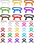تصميم اشرطه ملونه وجميله Color Bright Ribbons Mix