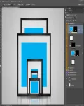 تحميل وتنزيل تصميم فوتوشوب مفتوح اطارات صور Black Picture Frame Mockup PSDs
