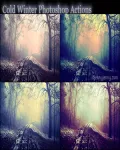 تحميل وتنزيل اكشن فوتوشوب Cold Winter Photoshop Actions
