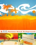 خلفيات شواطئ مرسومه جديده Summer Beach Backgrounds