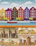 مدن ومباني مرسومه فيكتور City buildings and skyscrapers