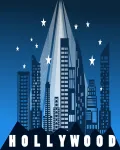 تصميم هوليود ايقونات رموز المدينة 