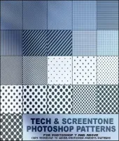 باترن نقط باترن منقط وخطوط جميله Screentone Photoshop Pattern