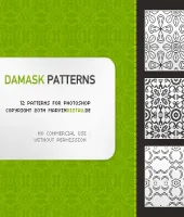 باترن زخارف فوتوشوب جديد روعه Damask Patterns