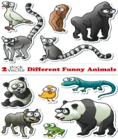 تصميم حيوانات مضحكه Different Funny Animals