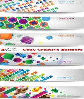 بنرات جديده 2013 رائعه Gray Creative Banners