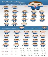 شخصيات رجال اعمال Business Man Mascots