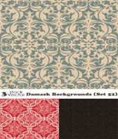 خلفيات نقش روعه Damask Backgrounds Set 52