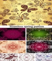تحميل ستوكات فيكتور Vectors Stock: Seamless spring pattern