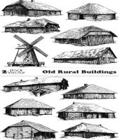 تصاميم منازل خشبيه قديمه Old Rural Buildings