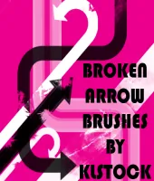 فرش فوتوشوب اسهم جميله Arrow Brushes تحميل مباشر