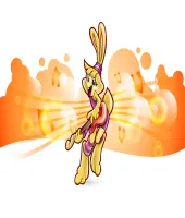 تصميم ارنب مضحك انمي ملف مفتوح Vector Animals Band rabbit 