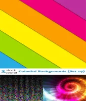 خلفيات فيكتور ملونه Colorful Backgrounds Set 19
