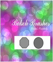 فرش دوائر ومكعبات فوتوشوب Bokeh Brushes