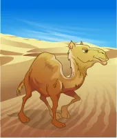تصميم جمل عربي في الصحراء ملف مفتوح