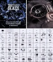 فرش فوتوشوب جديده Brushes for Photoshop - Shattered Glass