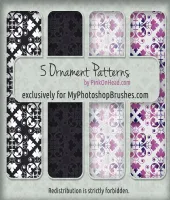 تحميل باترن فوتوشوب نقش منوعه 5 Free Ornament Patterns