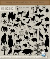 تحميل فرش فوتوشوب حيوانات منوعه Plants And Animals