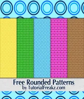 باترن فوتوشوب قماش ملون Free Rounded Patterns