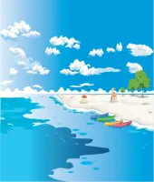 تصميم شاطئ جزيرة مميز ملف مفتوح تحميل مباشر